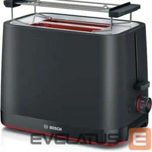 Röster Bosch  Compact Toaster | TAT3M123 MyMoment | Power 950 W | Number of slots 2 | Housing material Plastic | Black 