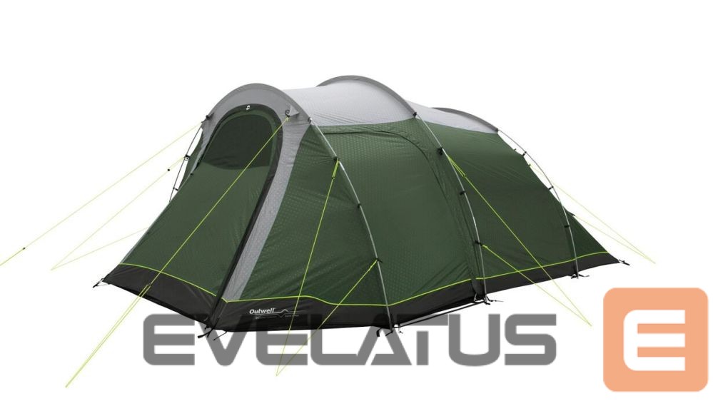 Kalakaubad Outwell Two Room Tunnel Tent | Earth 5 Plus | 5 person(s) | Green