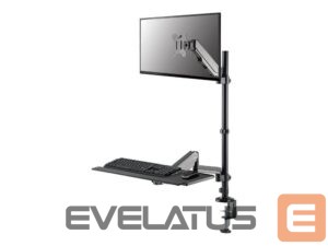 Televizoriaus laikiklis NEOMOUNTS  DS90-325BL1 Sit-stand workstation desk 1 screen - 17-32" - 1-9 kg (curved 6 kg) - gas spring - black 