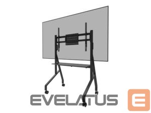 Televizoriaus laikiklis NEOMOUNTS  MOVE Go FL50-525BL1 TV trolley - 55-86" - max 76 kg - manual h 106-136 cm - VESA 100x100-900x600 - incl. hardware shelf - lockable 