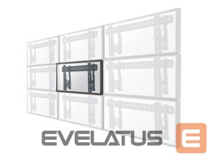 Televizoriaus laikiklis NEOMOUNTS  LED-VW1000BLACK Videowall wall mount - 40-75" - max 50 kg - VESA 200x200-600x400 - d 5,6-21,5 cm - pull-out - micro adjustment - l 