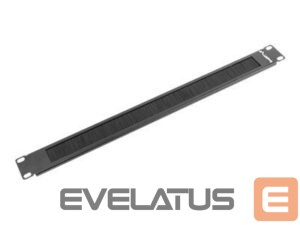 Citas preces Lanberg  AK-1101-B 19" brush panel 1U, black | 