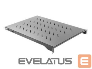 Citas preces Lanberg  19" fixed shelf 1U/483x700mm max load capacity up to 15kg, black | 