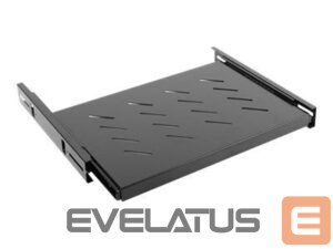 Citas preces Lanberg  19" sliding shelf 1U/465x347mm max load capacity up to 60kg, black | 