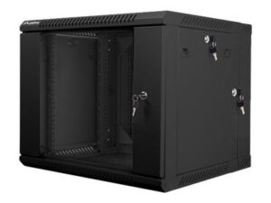 Servers Lanberg  Rack cabinet 19" double-section wall-mount 9U/600x600 (flat pack), black | 