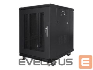 Serveriai Lanberg  Rack cabinet 19" free-standing 15U/600x800 (flat pack) with mesh door, black | 