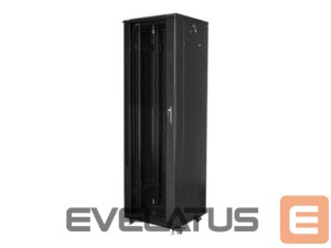 Servers Lanberg  Rack cabinet 19" free-standing 42U/600x600 (flat pack), black | 