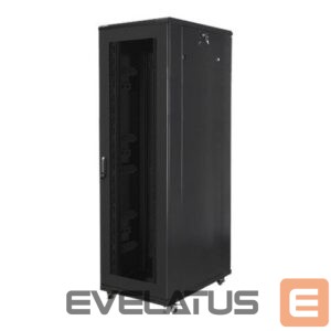 Servers Lanberg  Rack cabinet 19" free-standing 42U/800x1000 (flat pack) with mesh door, black | 