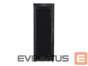 Servers Lanberg  Rack cabinet 19" free-standing 42U/800x800 (flat pack) with glass door lCD V2, black | 