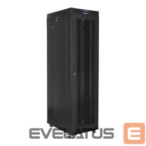 Serverid Lanberg  Rack cabinet 19" free-standing 47U/800x1000 (flat pack) with mesh door lCD V2, black | 