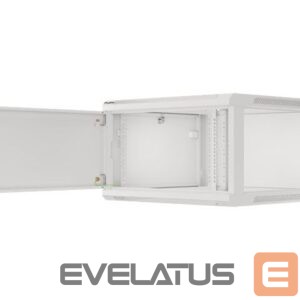 Серверы Lanberg  Rack cabinet 19" wall-mount 12U/600x450 for self-assembly with metal door (flat pack), grey | 