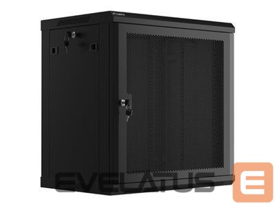 Serverid Lanberg Rack cabinet 19" wall-mount 12U/600x450 with perforated door (flat pack), black |