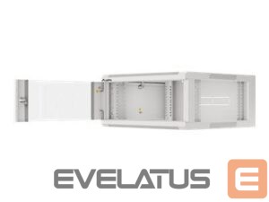 Serveriai Lanberg  Rack cabinet 19" wall-mounted 4U 600 fast assembly (flat pack), grey | 