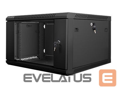 Servers Lanberg Rack cabinet 19" wall-mount 6U/600x600 (flat pack) V2, black |