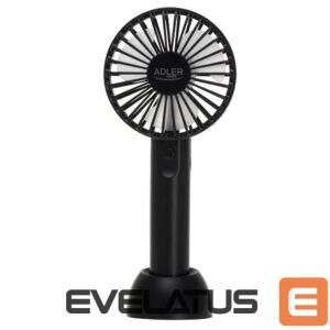 Ventiliatorius Adler  Mini USB Fan | AD 7338 | Desk fan | Black | Diameter 7 cm | Number of speeds 3 