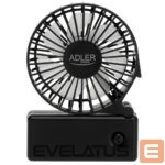 Ventiliatorius Adler  Foldable mini fan | AD 7336 | Desk fan | Black | Diameter 6.5 cm | Number of speeds 1 