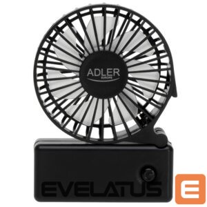 Ventiliatorius Adler  Foldable mini fan | AD 7336 | Desk fan | Black | Diameter 6.5 cm | Number of speeds 1 