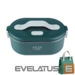 Cita mazā sadzīves tehnika Adler  | Electric lunch box with thermal bag | AD 4522 | 0.8 L | Plastic/Stainless steel | Green | Lid included 