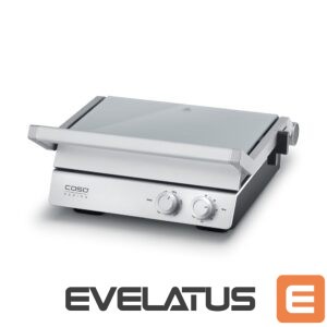 Stalo grotelės Caso  Double Contact Grill | SteakChef | Contact grill | 2000 W | Stainless Steel 