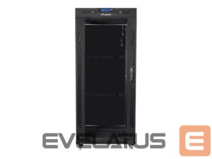 Servers Lanberg  Rack cabinet 19" free-standing 27U/600x600 (flat pack) with glass door lCD V2, black | 
