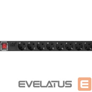 Серверы Lanberg  Power Distribution unit 19", 8 outlets, black | 