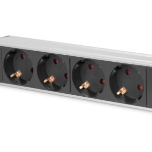 Parfüümid, deodorandid, dušigeelid Digitus  | 10” Socket Strip with Aluminum Profile, 4-way safety sockets | DN-95418 