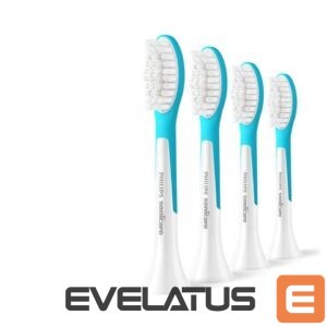 Zobu birste Philips  Replacement brush heads | HX6044/90 Sonicare For Kids7+ | Heads | For kids | Number of brush heads included 4 | White/Blue 