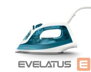 Glūdeklis Philips  Steam Iron | DST2020/90 2000 series | Steam Iron | 2000 W | Water tank capacity 250 ml | Continuous steam 25 g/min | Steam boost performance 110 g/min | Blue/White 