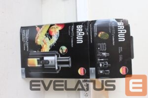 Cita mazā sadzīves tehnika Braun  SALE OUT.  J500 Multiquick 5 Juicer, Black |  | J 500 Multiquick 5 | Type Juicer | Black | 900 W | Number of speeds 2 | DAMAGED PACKAGING, CRACKED CONTAINER SIDE 