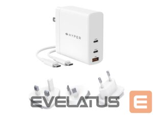 Fitnesa aproce HYPER  Juice GaN 140W USB-C Charger | White 