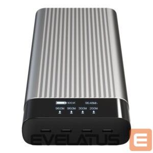 Akumuliatorius HYPER  | Juice 245W USB-C 100Wh Battery Pack with OLED Display 