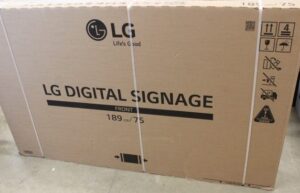 Monitoriai LG  SALE OUT.  75UH5N-M 75“ ADS/3840 x 2160/500cd/m2/8ms/HDMI DP RS-232C RJ45 USB |  | 75UH5N-M | 75 " | Landscape/Portrait | 24/7 | webOS | Wi-Fi | DAMAGED PACKAGING,REFURBISHED | 500 cd/m² | 8 ms | 178 ° | 178 ° 