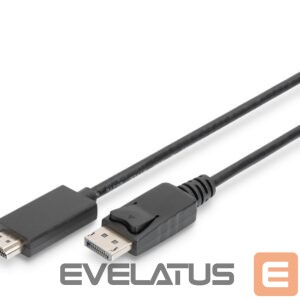 Monitor accessory Digitus  Adapter Cable, DP - HDMI type A | DisplayPort to HDMI | 2 m 