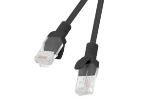 Monitoru piederums Lanberg  Patchcord CAT.6 UTP | PCU6-10CC-1000-BK | 10 m 
