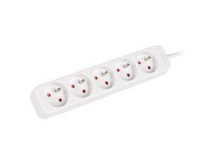 Serveri Lanberg  Cable Power Strip, 5X French Outlets Quality-Grade Copper, 1.5 m | PS0-05E-0150-W 