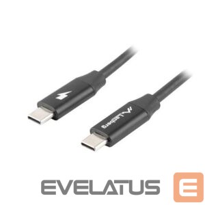 Monitori tarvik Lanberg  USB-C 2.0 Cable, Quick Charge 4.0 | CA-CMCM-40CU-0018-BK | USB Type-C to USB Type-C | 1.8 m 