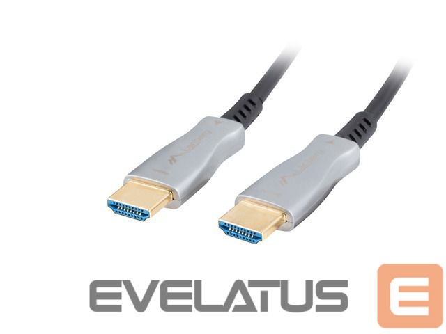 Monitori tarvik Lanberg HDMI V2.0 Cable | CA-HDMI-20FB-0200-BK | HDMi to HDMI | 20 m