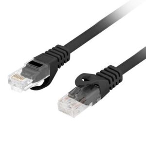 Monitori tarvik Lanberg  Patchcord Cat.6 UTP LSZH CU | PCU6-10CU-0050-BK | 0.5 m 