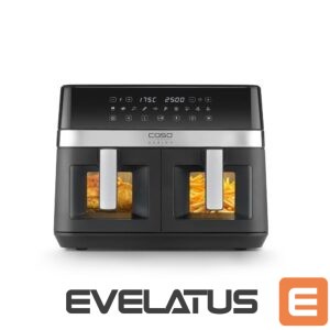 Stalo grotelės Caso  Air Fryer | DuoChef | Power 2200 W | Capacity 14 L | Black 