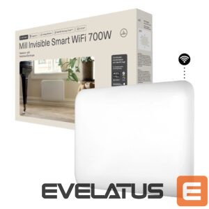 Radiators Mill  Invisible Smart WiFi Heater | PA700WIFI4 | Panel Heater | 700 W | Suitable for rooms up to 9-12 m² | White | IPX4 