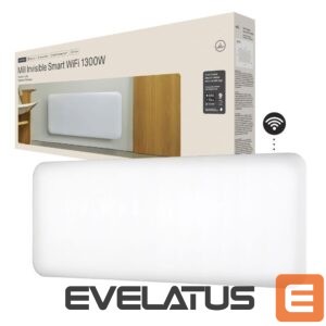 Radiators Mill  Invisible Smart WiFi Heater | PA1300WIFI4 | Panel Heater | 1300 W | Suitable for rooms up to 15-19 m² | White | IPX4 