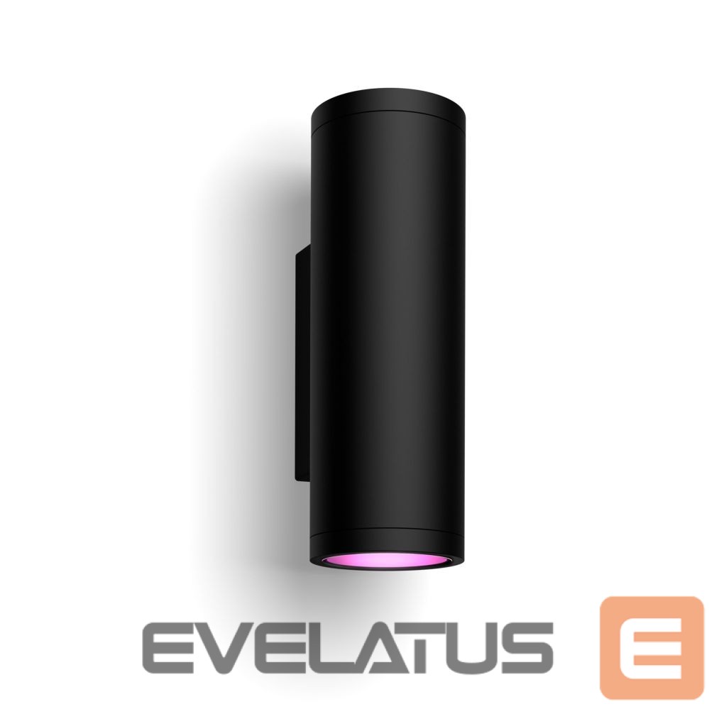 Laualamp Philips Hue WCA Appear Outdoor Wall Lantern, Black | 8 W | 2000-6500 Hue White Colour Ambiance