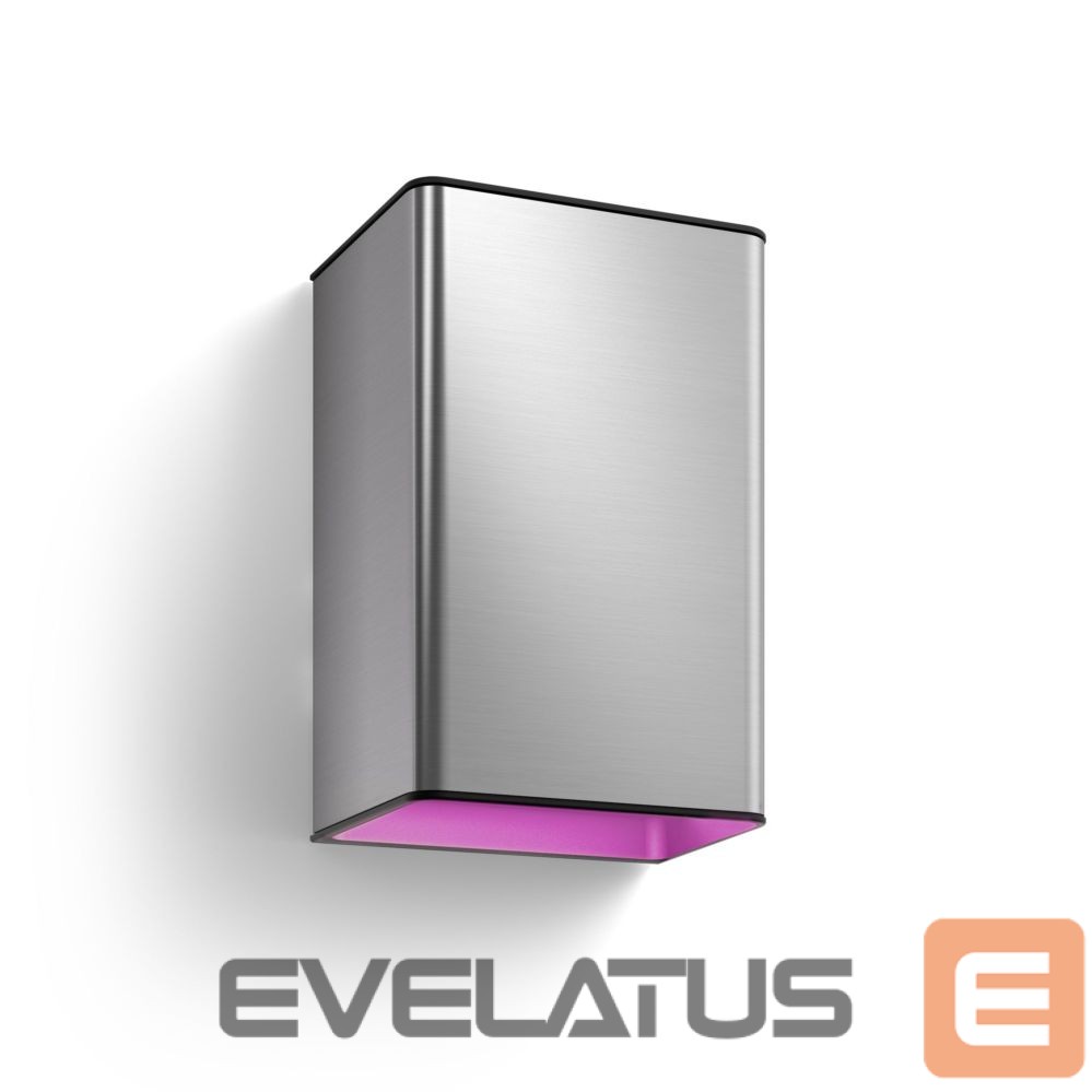 Laualamp Philips Hue WCA Resonate Outdoor Wall Lantern, Inox | 8 W | 2000-6500 Hue White Colour Ambiance