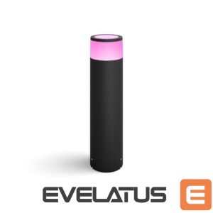 Stalinė lempa Philips Hue  WCA Calla Outdoor Large Bollard, Black | 8 W | 2000-6500 Hue White Colour Ambiance 