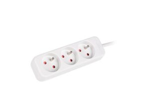 Serveri Lanberg  Cable Power Strip 3M 3X French Outlets Quality-Grade Copper | PS0-03E-0300-W 