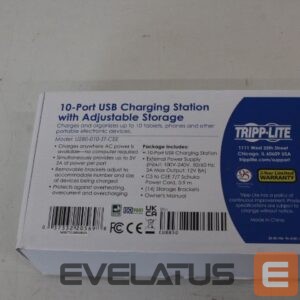 Other Computer Accessory Tripp Lite  10 Port USB Charging Station with Adjustable Storage | U280-010-ST-CEE | UNPACKED, SCRATCHED 