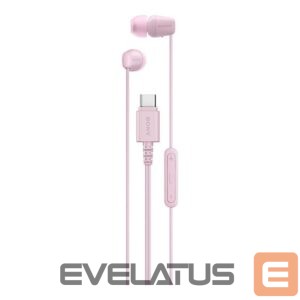 Bezvadu austiņas Sony  IER‑EX15C USB‑C Wired Earbuds with Mic, Pink | 