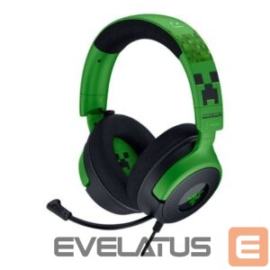Bezvadu austiņas Razer  Gaming Headset | Kraken V4 X | Wired | Over-Ear | Microphone | Minecraft Edition 