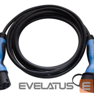 Elektrisõidukite lisavarustus EVAKA  EV charging cable Type2-Type2, 22 kW, 32 A, 5x6 mm2, 1x0.5 mm2, 5 m | EVA503325 | Black 