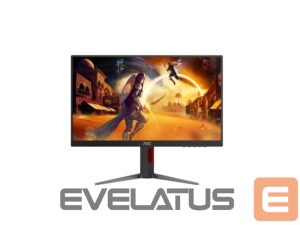 Monitor AOC  | 24G4HA | 24 " | Fast IPS | FHD | 16:9 | 200 Hz | 0.5 ms | 1920 x 1080 pixels | 300 cd/m² | HDMI ports quantity 2 | Black, Red 